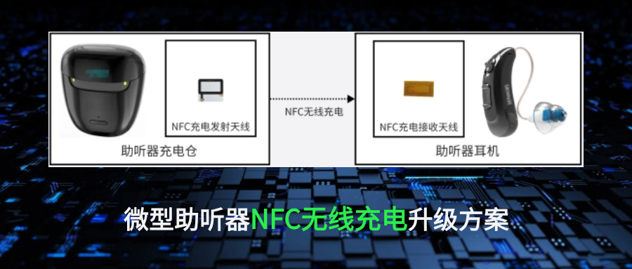 微型助聽器NFC無線充電升級方案 微型助聽器NFC無線充電升級方案