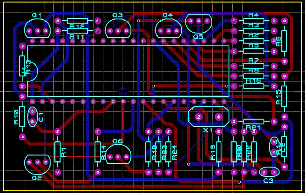 數(shù)碼管顯示屏線路板設(shè)計(jì) 數(shù)碼管顯示屏線路板設(shè)計(jì)